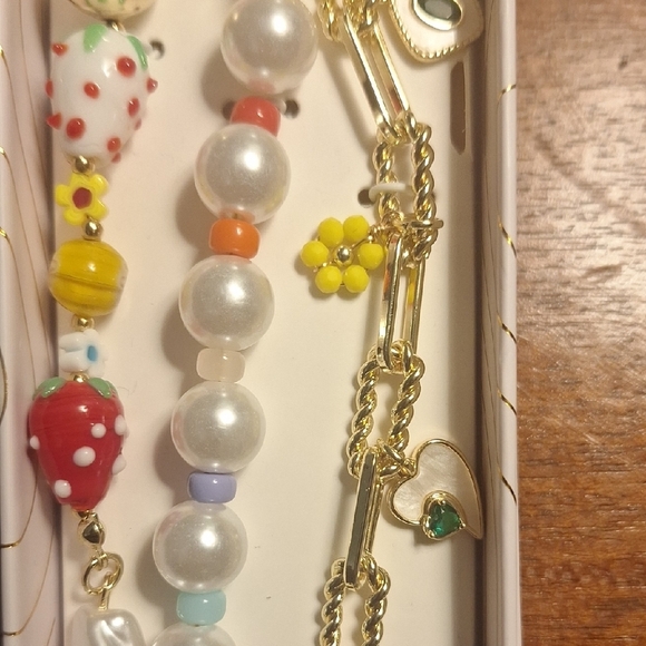 Eyecandy Colorful Beaded Bag Charm - Picture 3 of 5